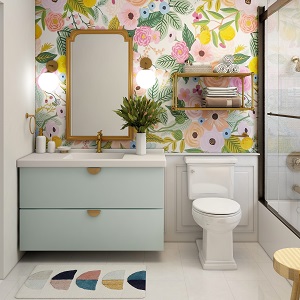 Цветная и яркая ванная комната: как преобразить санузел в Колыване - kolyvan.mebel54.com | фото