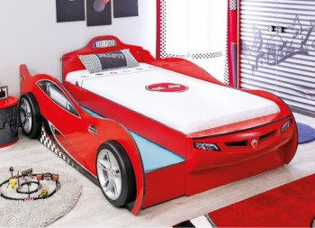 CARBED Кровать-машина Coupe с выдвижной кроватью Red 20.03.1306.00 в Колыване - kolyvan.mebel54.com | фото