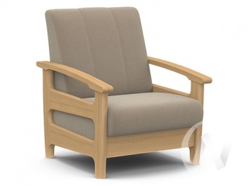 Кресло для отдыха Омега (бук лак/CATANIA LATTE) в Колыване - kolyvan.mebel54.com | фото