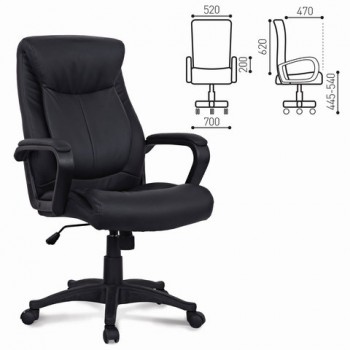 Кресло офисное BRABIX Enter EX-511 (черный) в Колыване - kolyvan.mebel54.com | фото