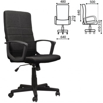 Кресло офисное BRABIX Focus EX-518 (черный) в Колыване - kolyvan.mebel54.com | фото