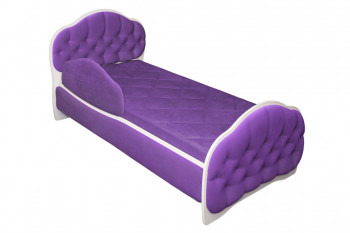 Кровать 170 Гармония 32 Фиолетовый (мягкий бортик) в Колыване - kolyvan.mebel54.com | фото