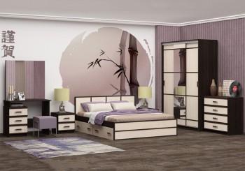 Модульная спальня Сакура в Колыване - kolyvan.mebel54.com | фото