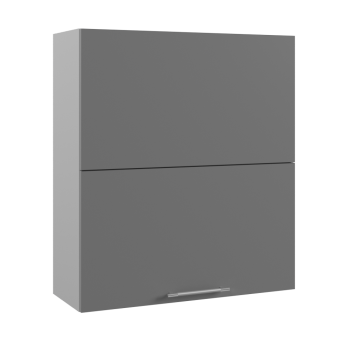 Ройс ПГПМ 800 Шкаф верхний Blum Aventos HF (Графит софт/корпус Серый) в Колыване - kolyvan.mebel54.com | фото