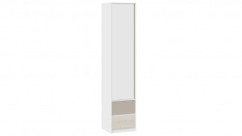 Шкаф для белья комбинированный «Сканди» Дуб Гарден/Белый/Глиняный серый в Колыване - kolyvan.mebel54.com | фото