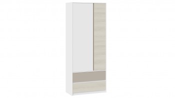 Шкаф для одежды комбинированный «Сканди» Дуб Гарден/Белый/Глиняный серый в Колыване - kolyvan.mebel54.com | фото