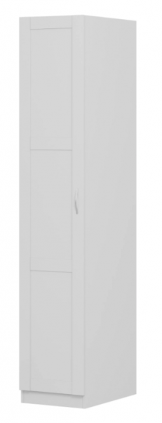 Шкаф однодверный Пегас сборный белый в Колыване - kolyvan.mebel54.com | фото